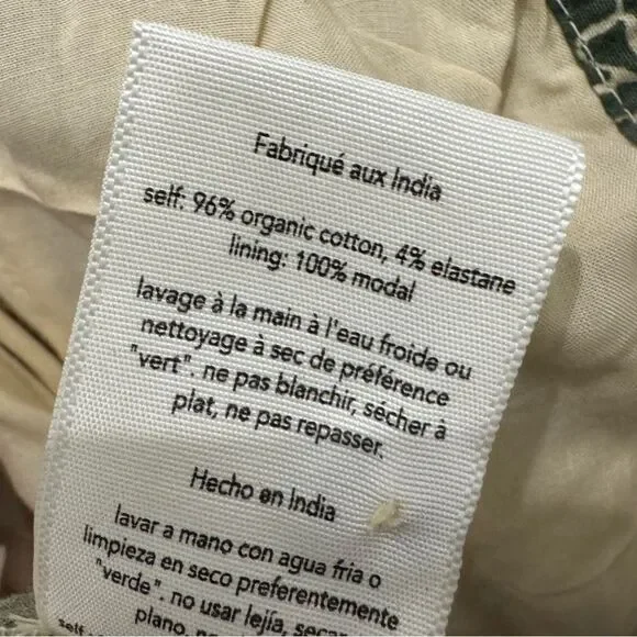 Mara Hoffman Violetta Cotton Fall collection green midi dress - Picture 10 of 10